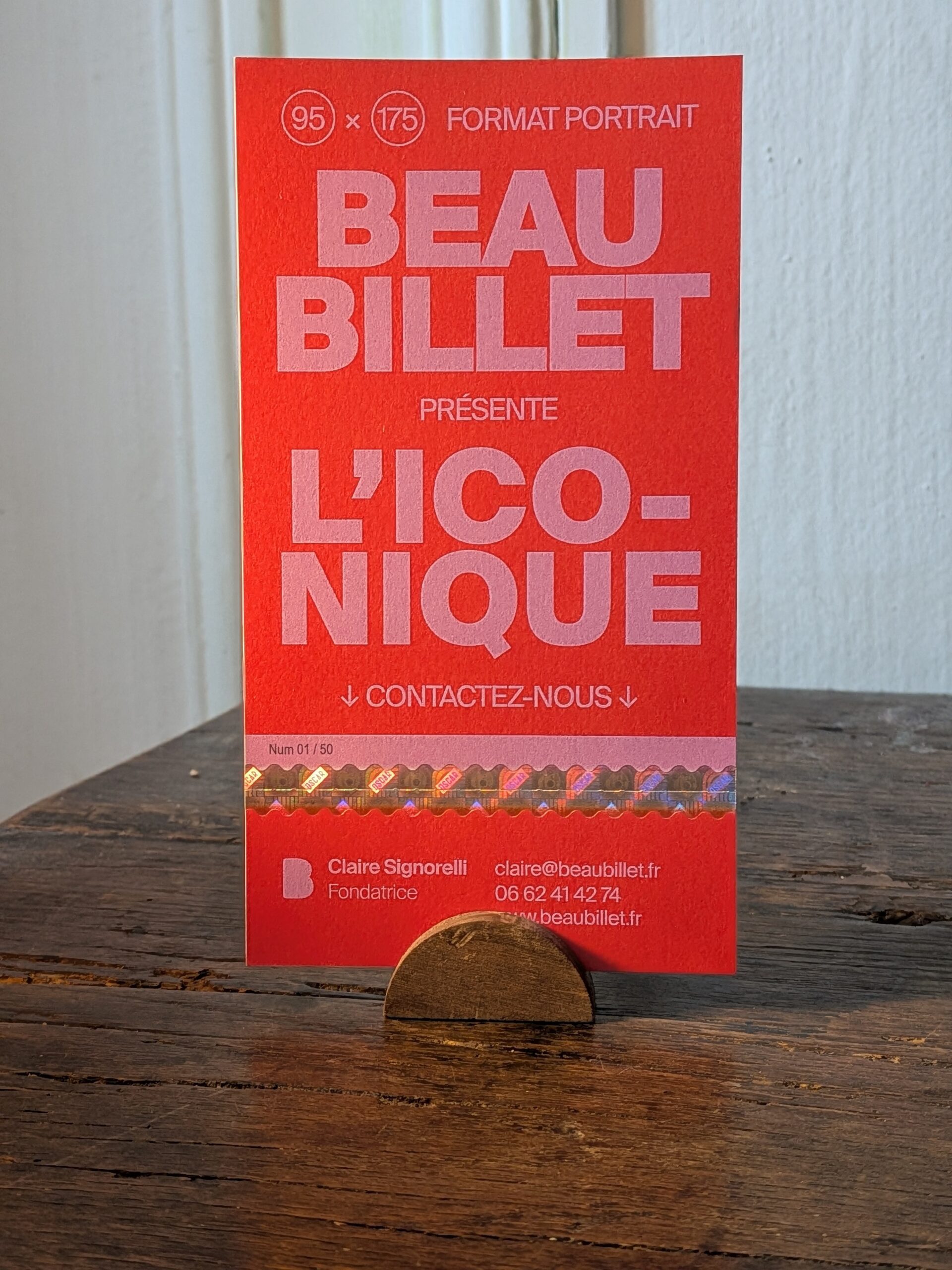 l&rsquo;iconique, portrait / mars 26