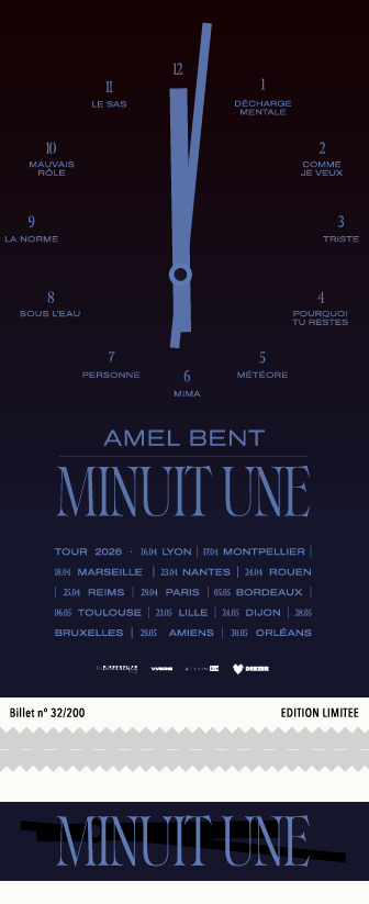 amel bent, tournée, portrait / avril 26