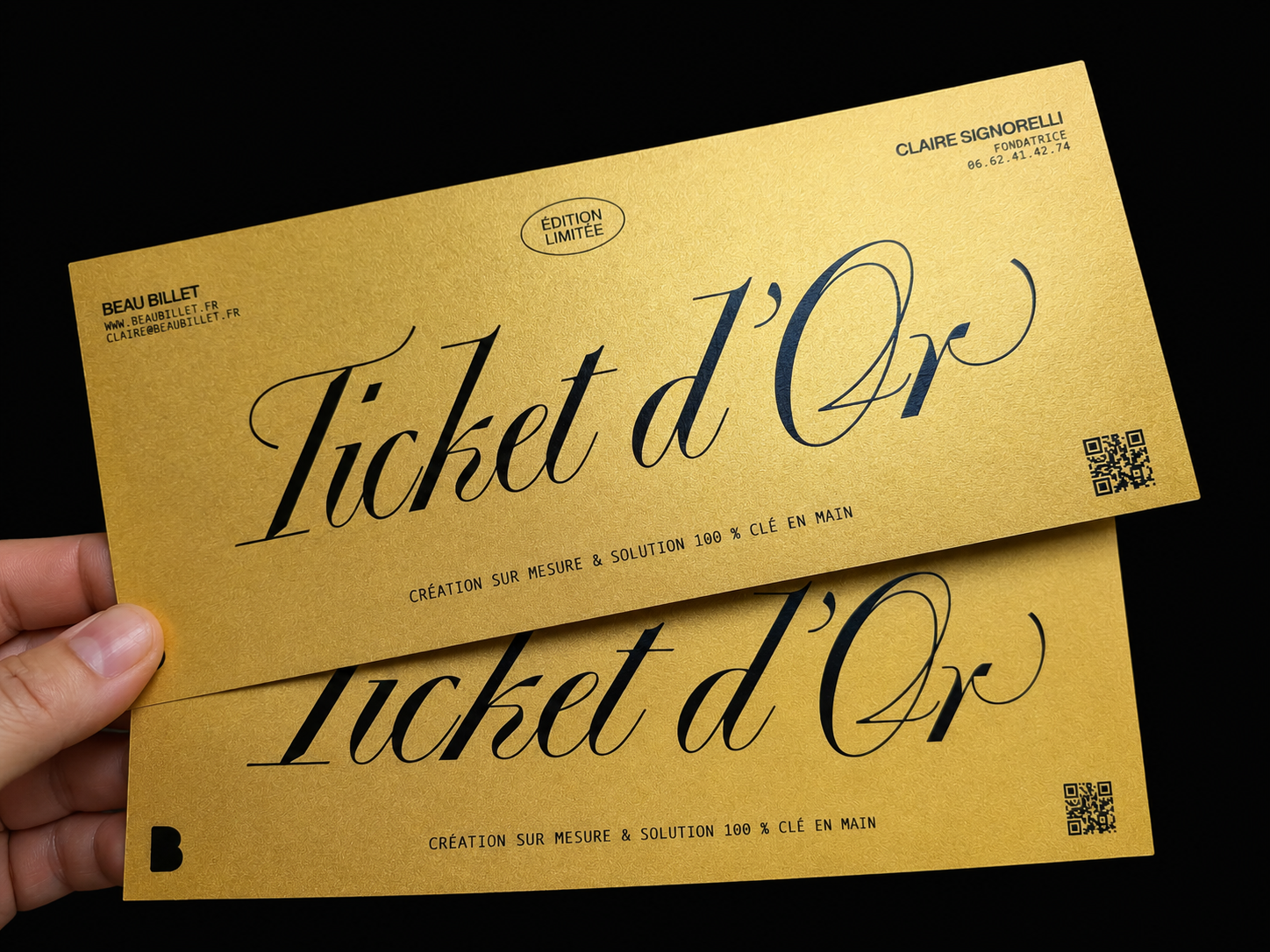 ticket d&rsquo;or